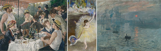 Renoir, Degas, Monet